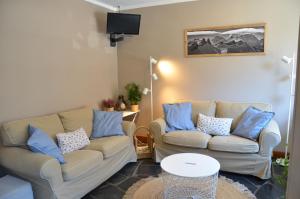 Χώρος καθιστικού στο HOTEL LE CRET