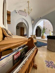 Posezení v ubytování Hôtel Djerba Authentique - Au centre de Midoun