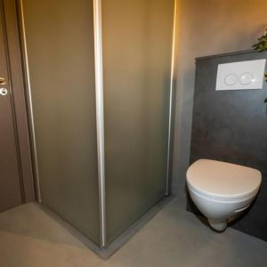 Koupelna v ubytování Hotel Halond