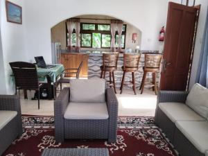 Area soggiorno di Belle Rose Vue guest house