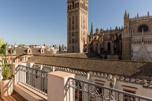 Balkón alebo terasa v ubytovaní Puerta Catedral Apartments