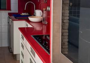 Kuchyňa alebo kuchynka v ubytovaní Enjoy Apartment 4 pax at Ruzafa with sunny terrace
