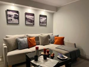 Posezení v ubytování Apartament Dzikowiec