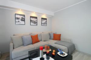 Posezení v ubytování Apartament Dzikowiec