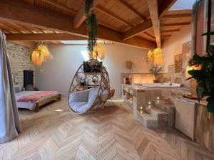 Posteľ alebo postele v izbe v ubytovaní Suite Bali Les Petits Plaisirs