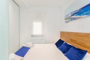 Postel nebo postele na pokoji v ubytování Beach penthouse Sitges Rentals