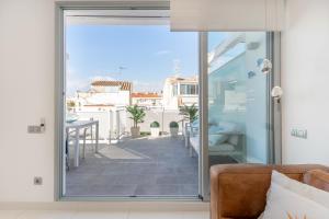 Balkón nebo terasa v ubytování Beach penthouse Sitges Rentals
