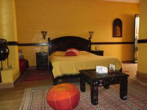 Cama o camas de una habitación en Riad Zahra