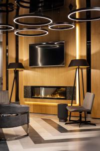 Posezení v ubytování -- ESTE PARK HOTEL -- part of Urban Chic Luxury Design Hotels - Parking & Compliments - next to Shopping & Dining Mall Plovdiv