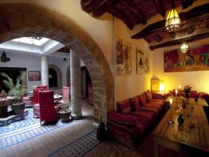 Posezení v ubytování Riad Maison Du Sud
