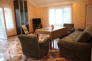 TV a/nebo společenská místnost v ubytování Holiday home in Tkhilnari #1, #2, #3, #5