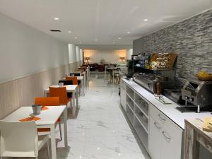 Dapur atau dapur kecil di Hotel Gamper