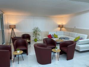 Ruang duduk di Hotel Gamper