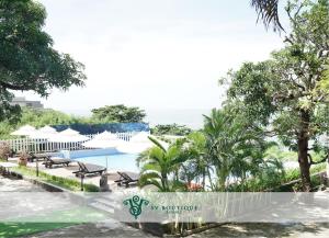 a view of the pool at the resort at SV Boutique Resort in Vung Tau