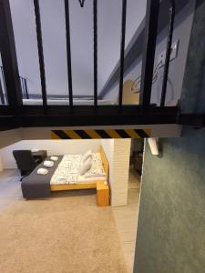 Posteľ alebo postele v izbe v ubytovaní Belvárosi Exkluzív Loft