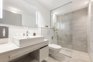 Koupelna v ubytování Haus Verwall