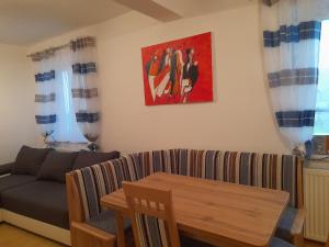 Posezení v ubytování Appartment für 4 bis 8 Personen