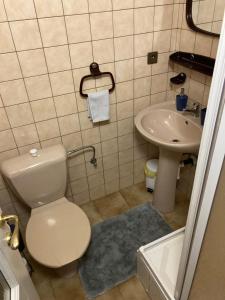 Koupelna v ubytování Penzion Breuer