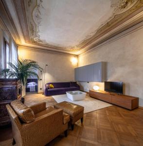 Posezení v ubytování Villa Moro Lin Design Apartments
