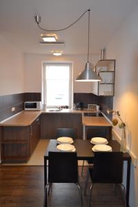 Virtuvė arba virtuvėlė apgyvendinimo įstaigoje NG Apartments