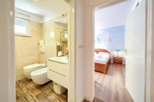 Koupelna v ubytování Apartman BOR Krk