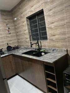Una cocina o kitchenette en Mr Luxury 2 Bedroom apartment