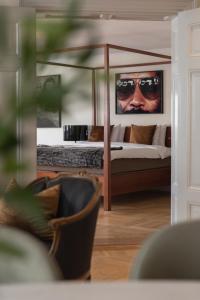 Posezení v ubytování Berns, Historical Boutique Hotel & House of Entertainment since 1863