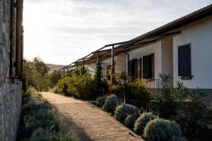 a house with a path next to a building at Hortus Natural Living in Todi