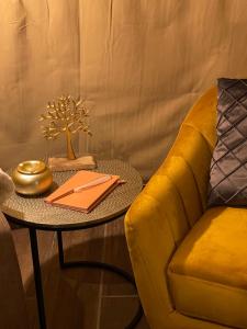 Posezení v ubytování Agros Glamping Boutique