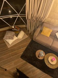 Posezení v ubytování Agros Glamping Boutique