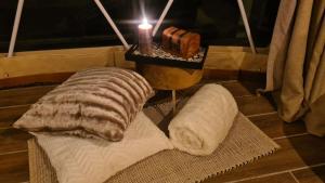 Posezení v ubytování Agros Glamping Boutique