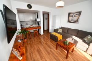 Χώρος καθιστικού στο Apartamento Torres