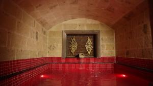 Bazén v ubytování terracota hotel nebo v jeho okolí