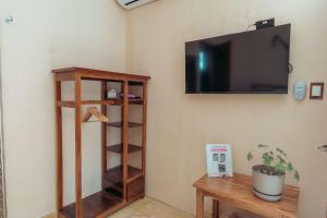 TV a/nebo společenská místnost v ubytování Hotel Casa Piedad