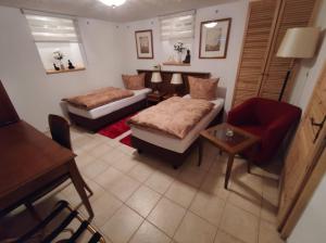 Posezení v ubytování Ferienzimmer Familie Schmidt