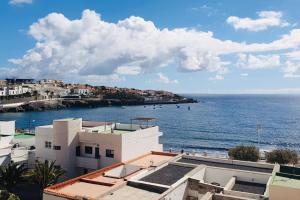 a view of the ocean from a building at Ocean View Apartment Poris in Poris de Abona