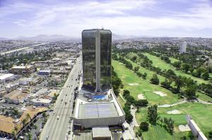 Letecký snímek ubytování Grand Hotel Tijuana