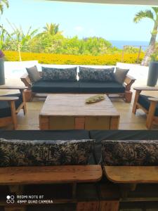 Posezení v ubytování Villa spa Grand Anse