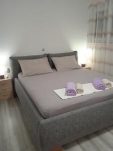 Postel nebo postele na pokoji v ubytování Apartment Luka