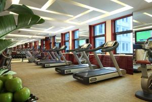 Fitness centrum a/nebo fitness zařízení v ubytování Min Zu Hotel