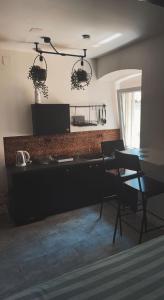 Η κουζίνα ή μικρή κουζίνα στο City Center Apartments TESLA I & II