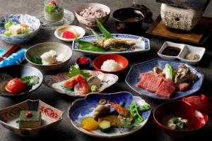 Cibo presso il ryokan o nelle vicinanze
