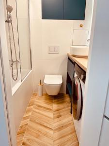 Kúpeľňa v ubytovaní Apartament u Agnieszki + 14 fotografií