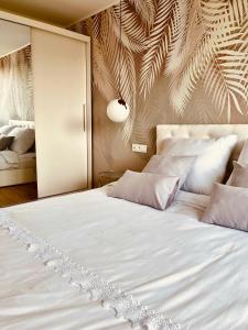Posteľ alebo postele v izbe v ubytovaní Apartament u Agnieszki