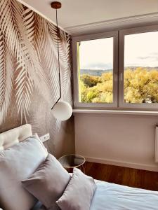 Posteľ alebo postele v izbe v ubytovaní Apartament u Agnieszki