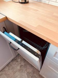 Kuchyňa alebo kuchynka v ubytovaní Apartament u Agnieszki