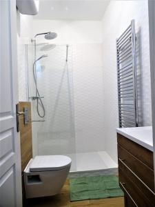 Kúpeľňa v ubytovaní BLUE FOUNTAIN Luxueux Studio Aix Centre Historique -WIFI-SMART TV-