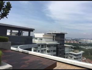 a view from the roof of a building at Homestay Damansara 2BD 2Parking in Petaling Jaya