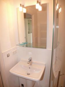 Koupelna v ubytování Haus Nordseeresidenz Wohnung 35