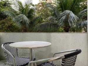 Κήπος έξω από το Flat agradável na Barra +5 φωτογραφίες